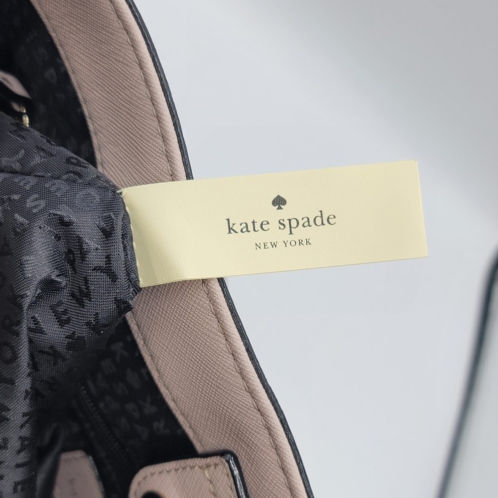 Kate Spade Laurel Way Evangelie, Two-tone Satchel Saffiano Leather - Picture 3 of 16